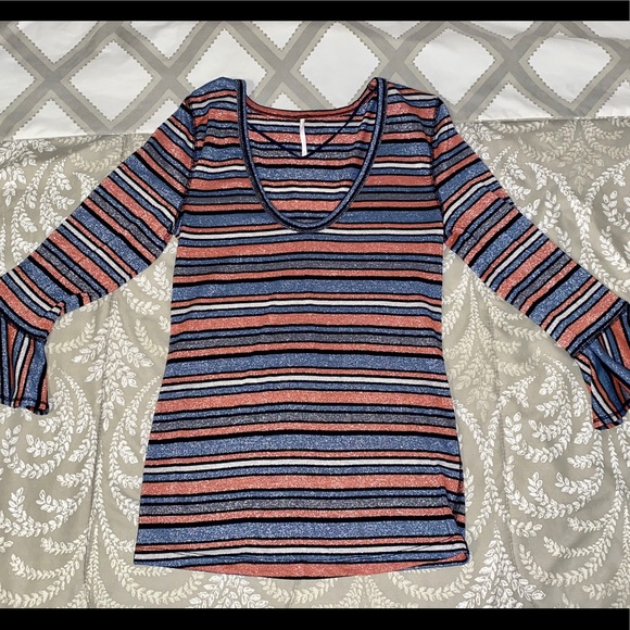 Free People Tops - 🌸4 for $20🌸 A Cute Fall Striped Shirt